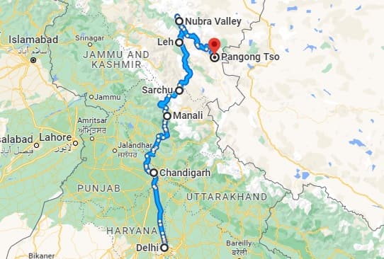 Delhi to ladakh tour Guied