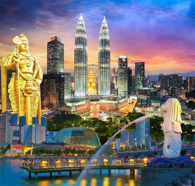 Singapore malaysia tour packages from India