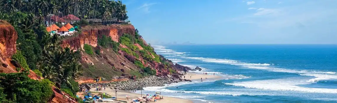 Varkala tour packages from Jaipur - Expert Kerala Tour Operator