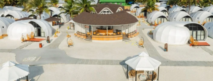 Praveg atoll's Thinnakara resort visit with Touristhub Holidays