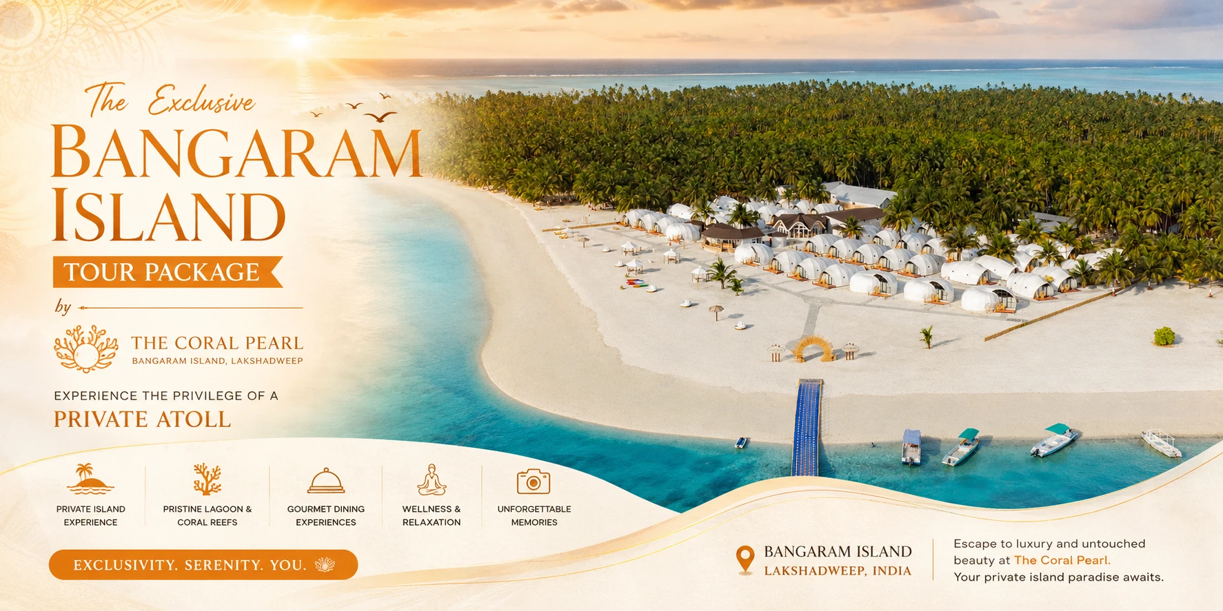 Bangaram resort booking with Explore Touristhub Holidays - The Best Lakshadweep Travel Agency