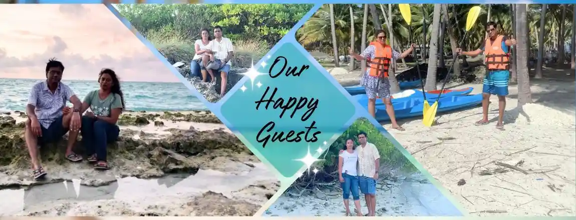 Luxury lakshadweep tour with happy guest