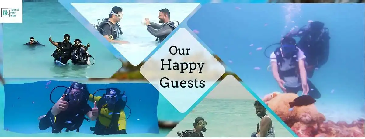 lakshadweep scuba diving happy guest review with Tourist Hub India