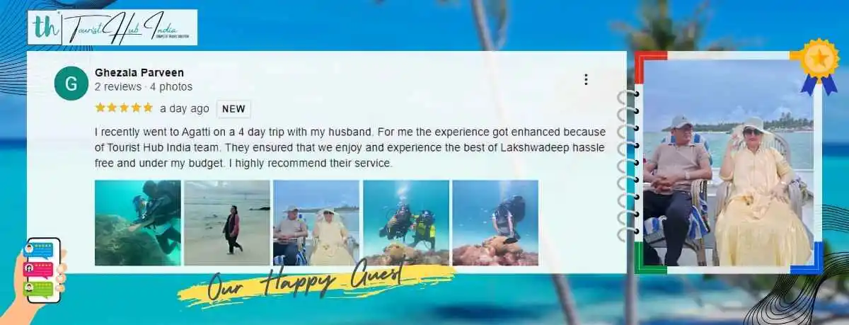 Lakshadweep LTC tour with Tourist Hub India