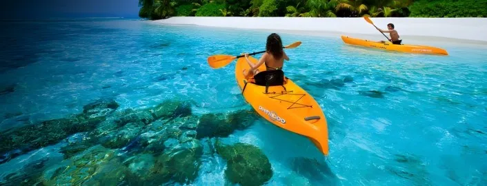 water sports activitis in your trip to Lakshadweep with Explore Touristhub Holidays