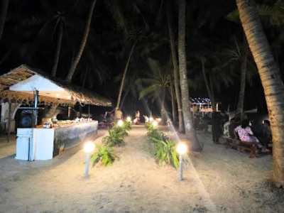 White sand resort accommodation
