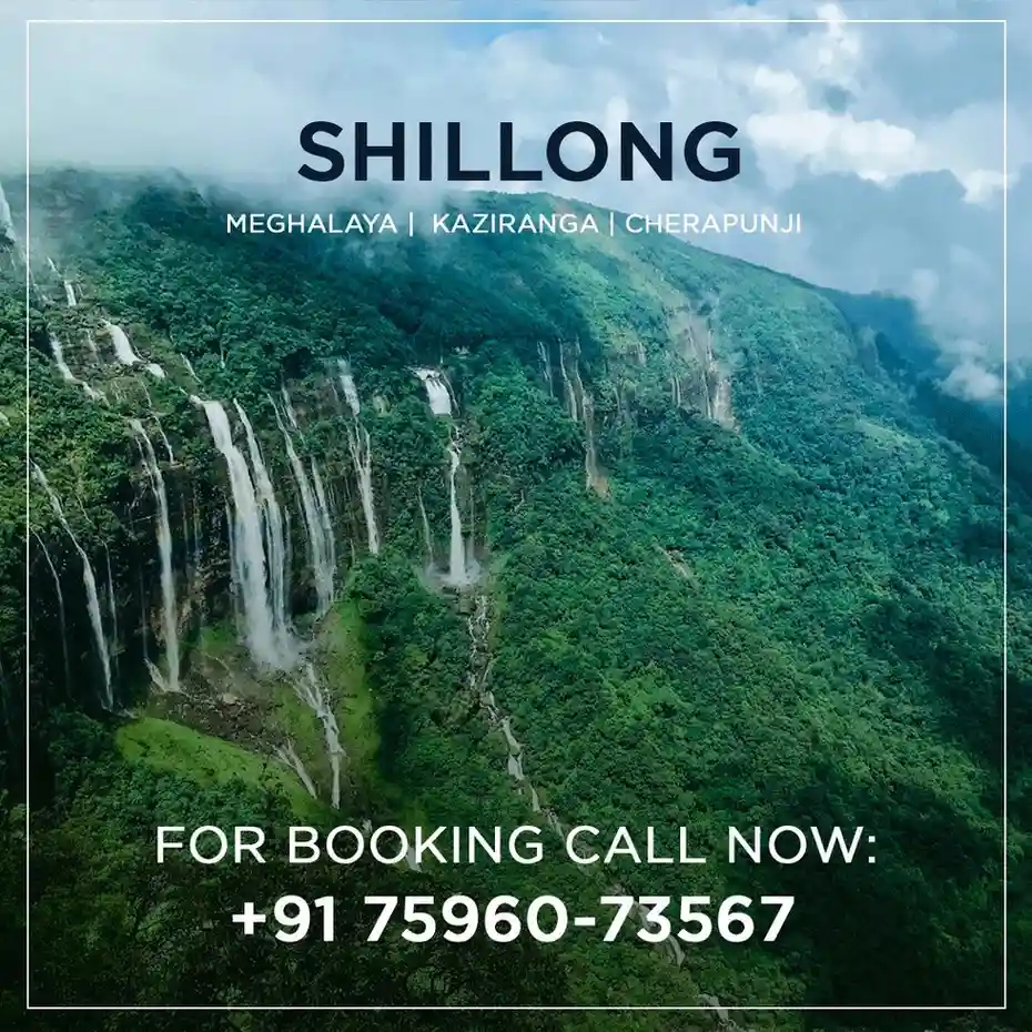 Shillong Meghalay tour from Hyderabad with Touristhub holidays