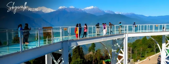 Pelling Sky walk in Gangtok Sikkim trip